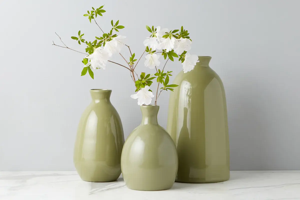 Etu Home Sage Artisanal Vase