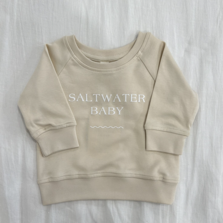 Saltwater House Saltwater Baby Sweatshirt - Natural