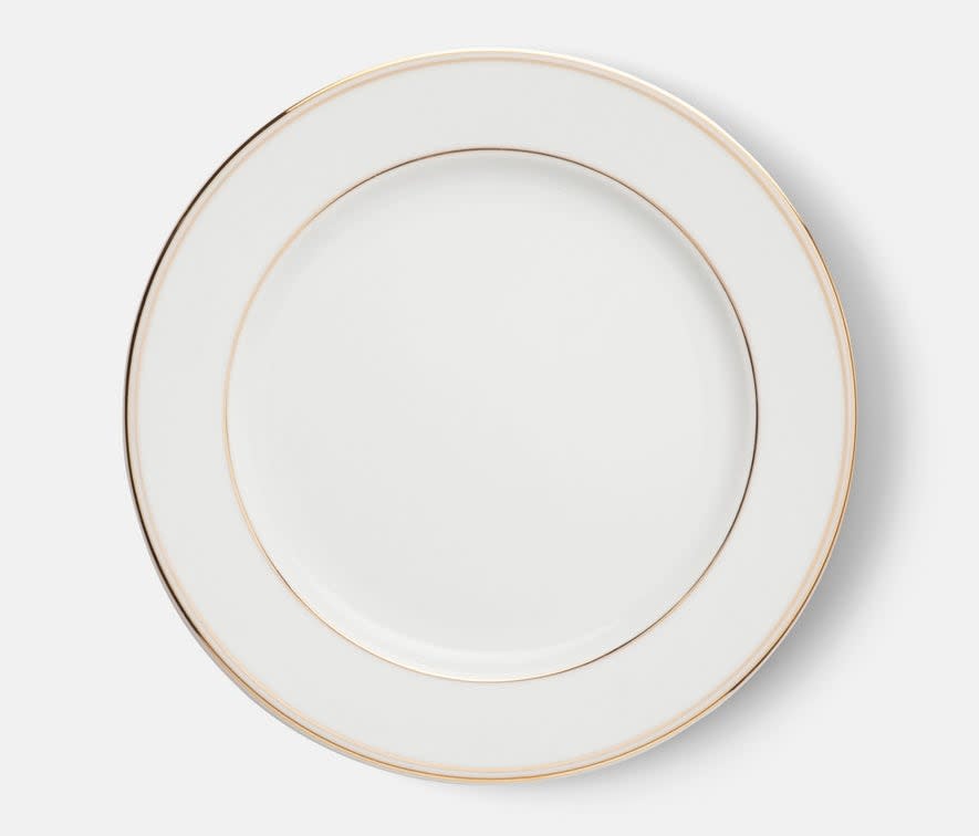 Blue Pheasant Hannah Gold Trim Dinnerware - Set of 4