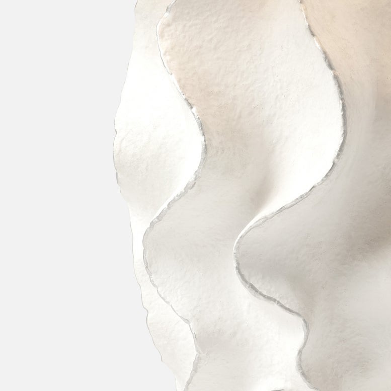 Made Goods Bethany Lamp White Resin 17"D x 30"H