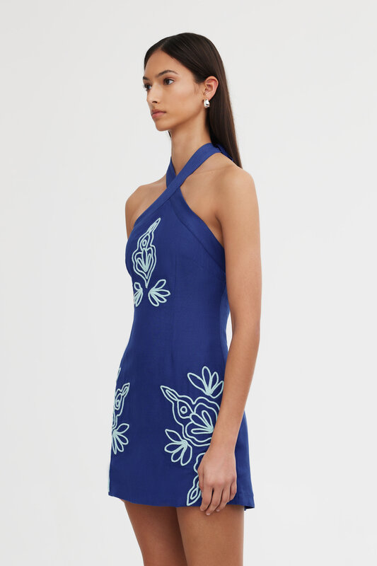 Significant Other Rosslyn Mini Dress Indigo
