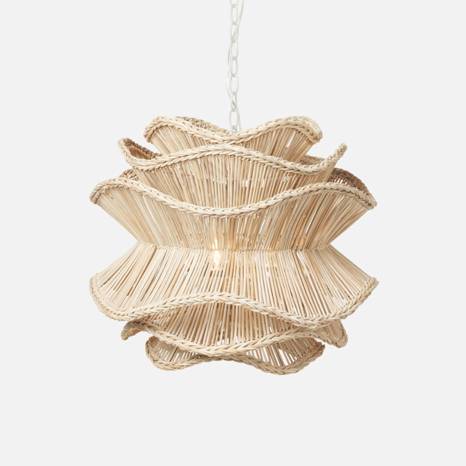 Made Goods Alondra Rattan Abstract Chandelier
