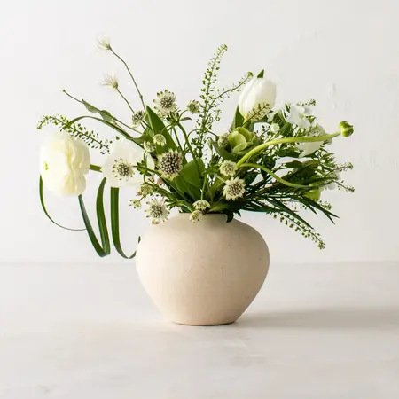 Faire Verdure Vase No. 2 | Raw Stoneware