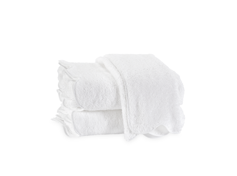 Matouk Matouk Cairo Scallop Towels White