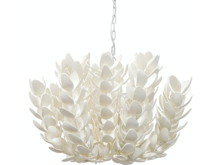 Palecek Coco Magnolia Hanging Pendant Chandelier 27"D X 18.5"H