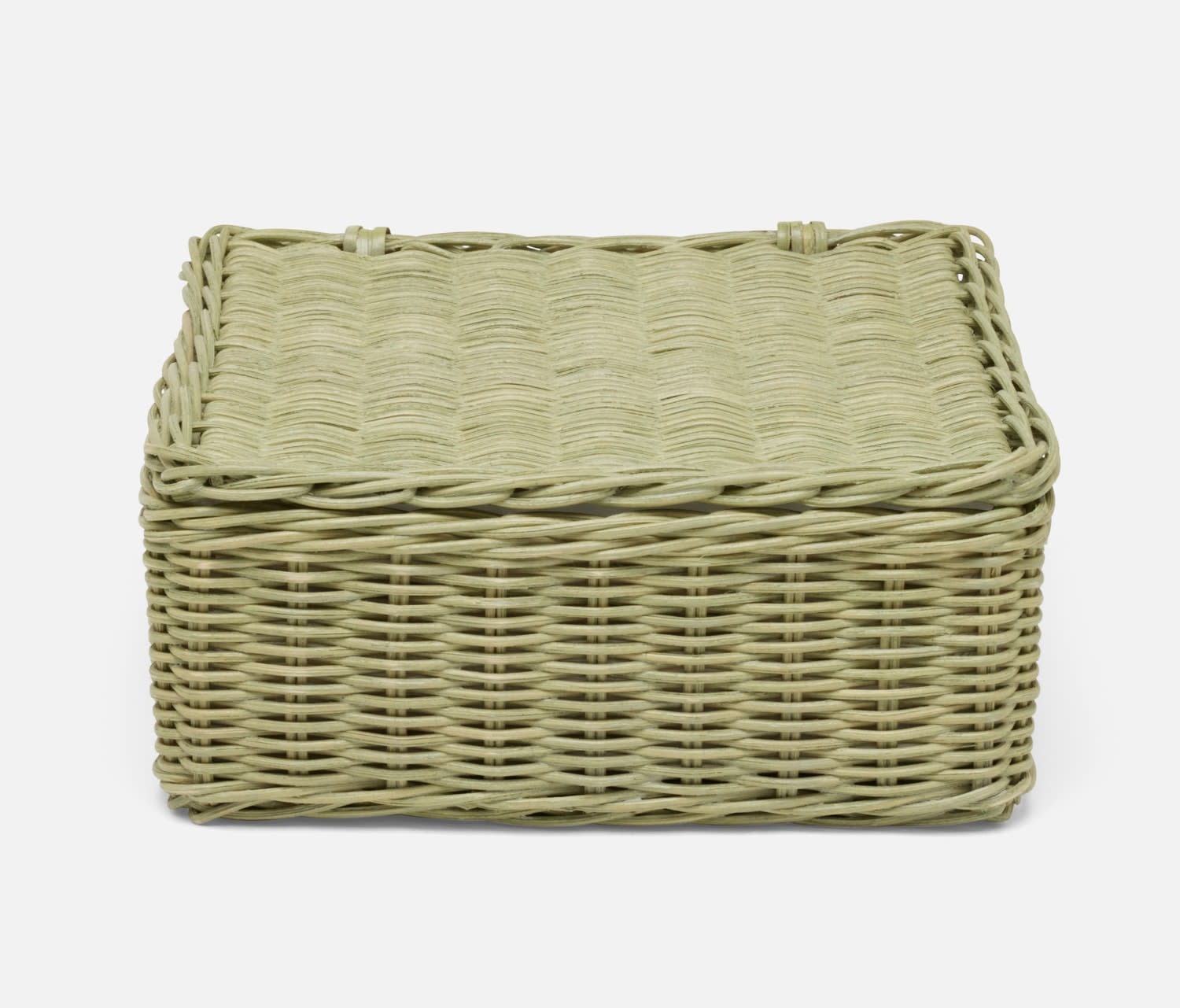 Blue Pheasant Micaela Mint Green Rattan Napkin Tray