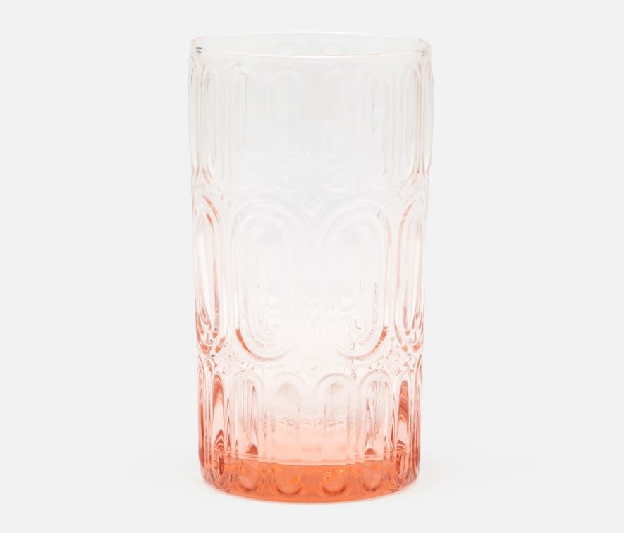 Blue Pheasant Aaron Pink Highball Glass