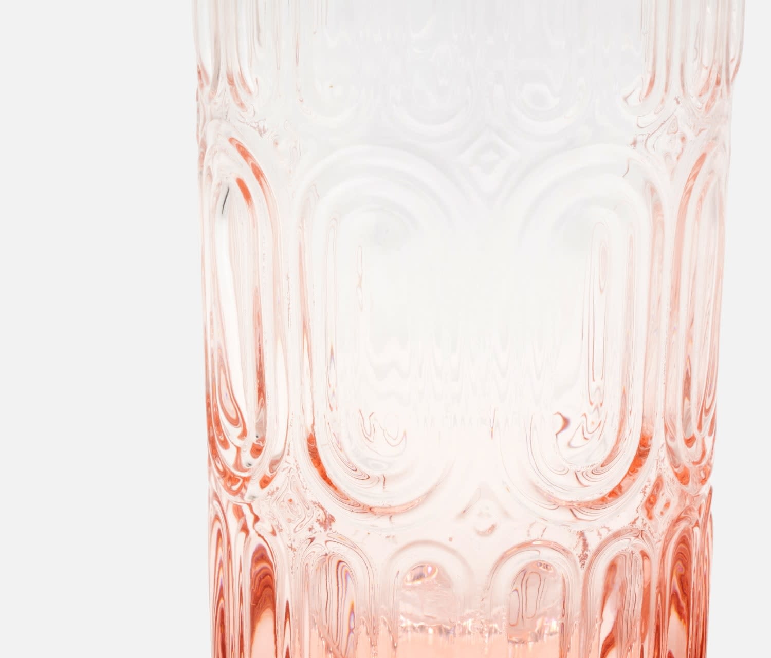 Blue Pheasant Aaron Pink Highball Glass