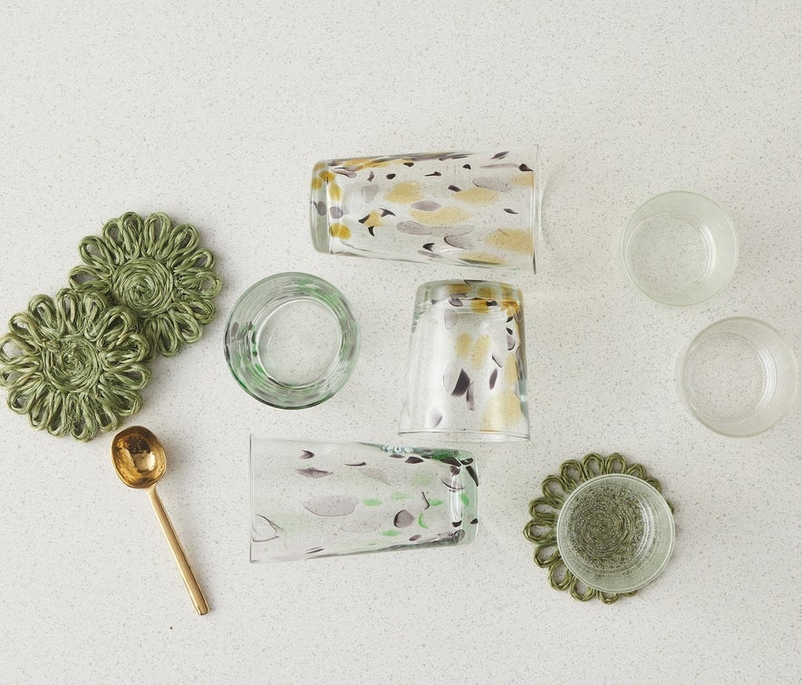 Blue Pheasant Teigan Olive Coasters - Set of 4