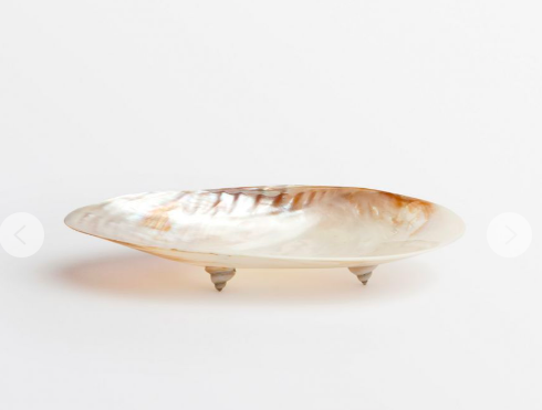 Blue Pheasant Lucy Cream MOP Large Tray