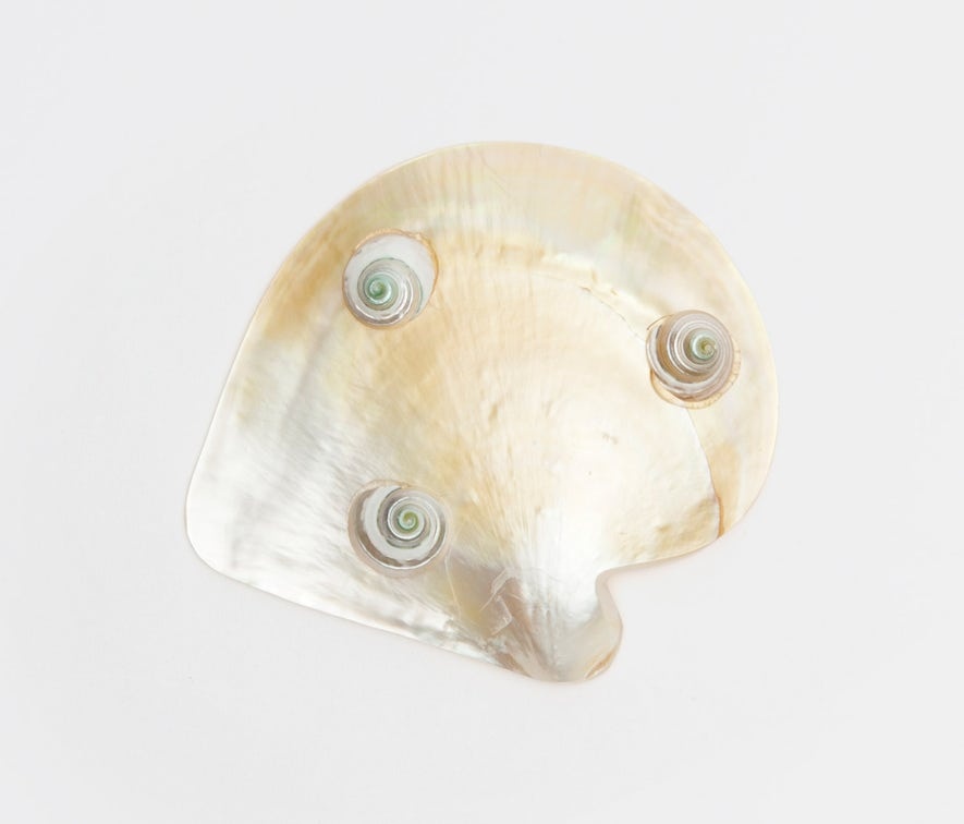 Blue Pheasant Lucy Cream MOP Large Tray