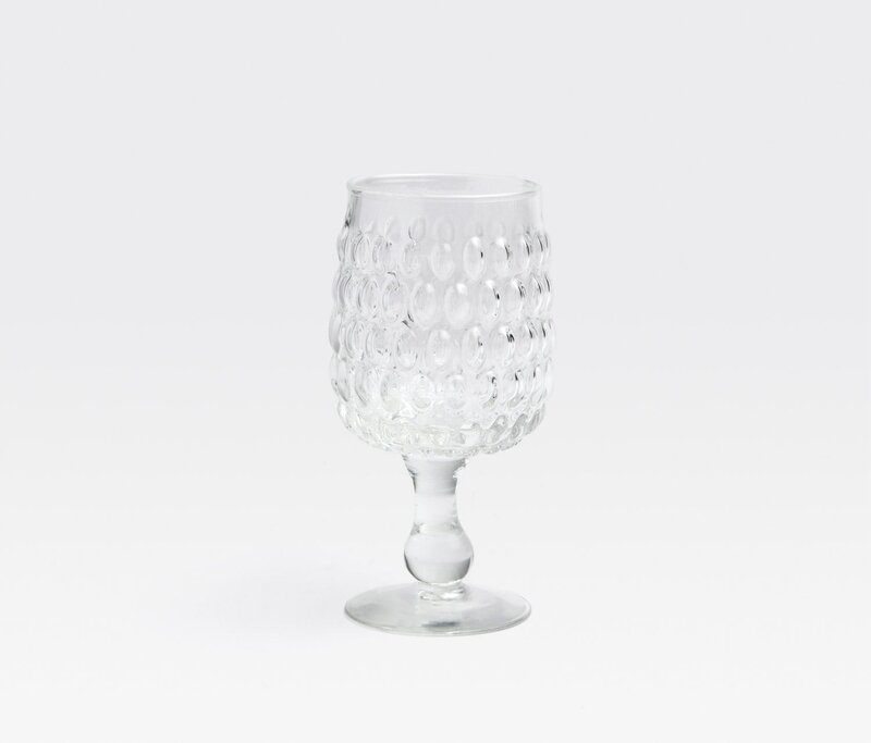 Blue Pheasant Claire Clear Water Goblet