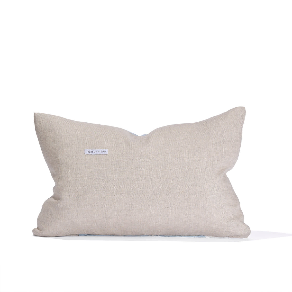 House of Cindy Marina Lumbar Pillow French Blue 14"x20"