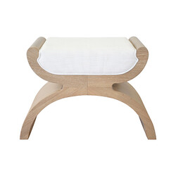 World's Away Janna Stool 26"W x 18.25"H x 16"D