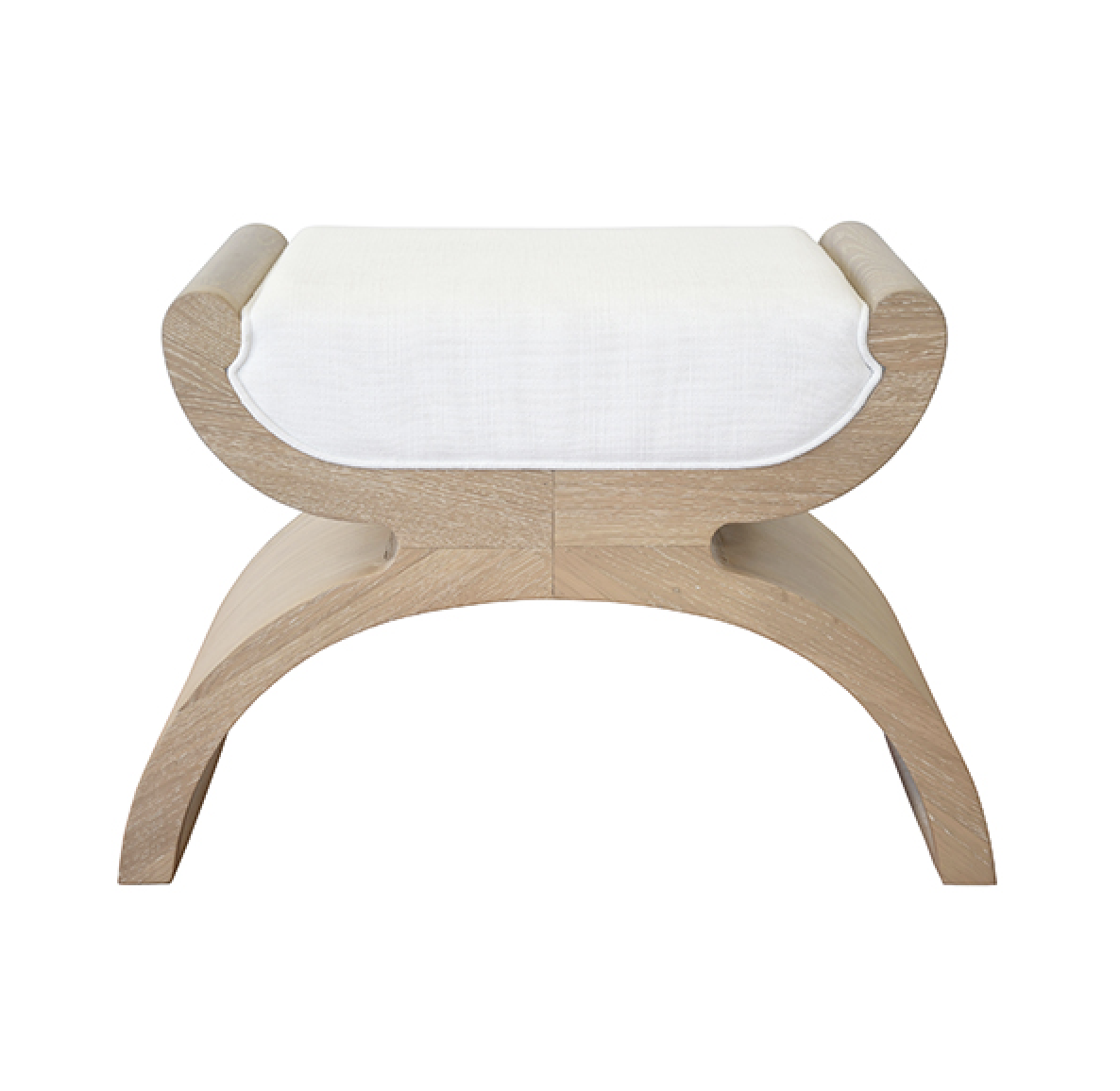 World's Away Janna Stool 26"W x 18.25"H x 16"D