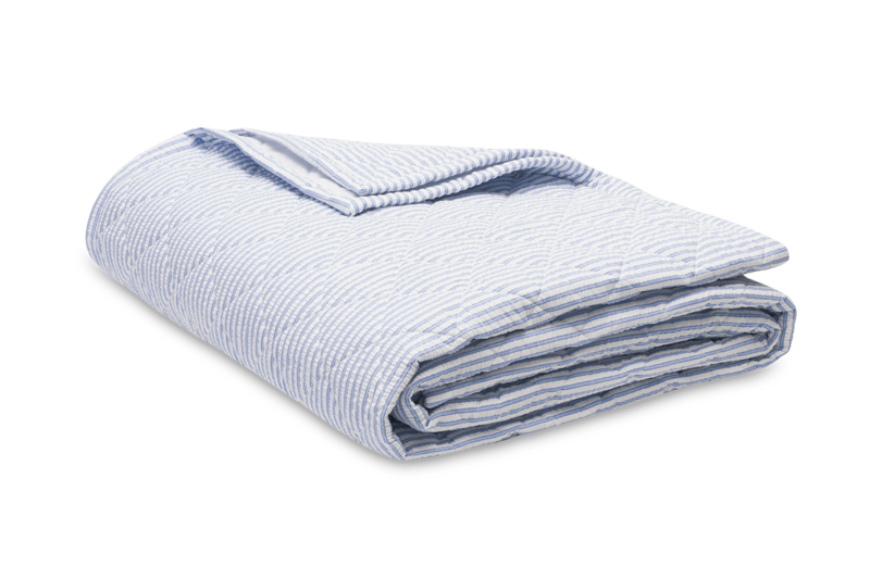 Matouk Matteo Quilt Azure