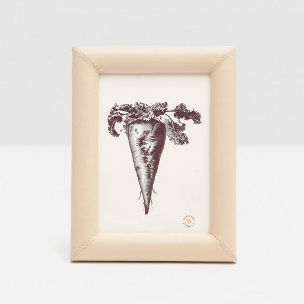 Pigeon & Poodle Eton Frame Cream Full-Grain Leather