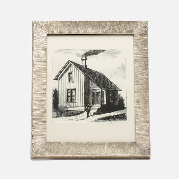 Pigeon & Poodle Tulua Frame Tarnished Silver Brass