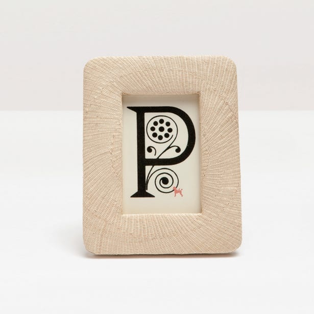 Pigeon & Poodle Ancona Frame Natural Fine Buntal