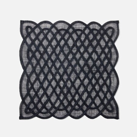 Blue Pheasant Ines Navy Woven Square Placemat