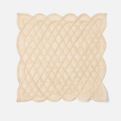 Blue Pheasant Ines Sand Woven Square Placemat