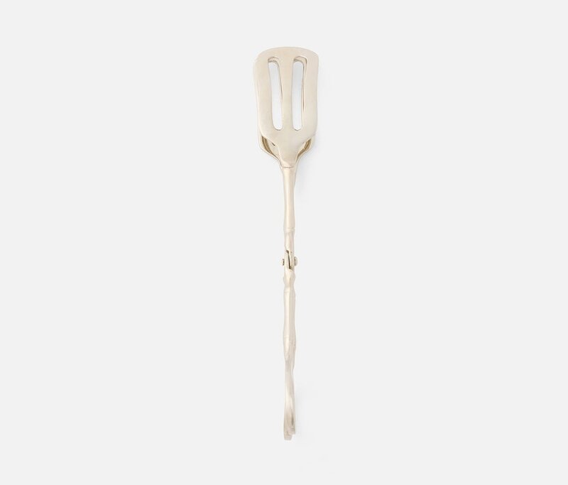 Blue Pheasant Kayla Polished Nickel Serving Tongs