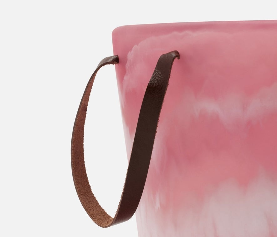 Blue Pheasant Wesley Pink Swirl Champagne Bucket