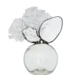 Jamie Dietrich Clam Geode Silver Seafan Float - Medium
