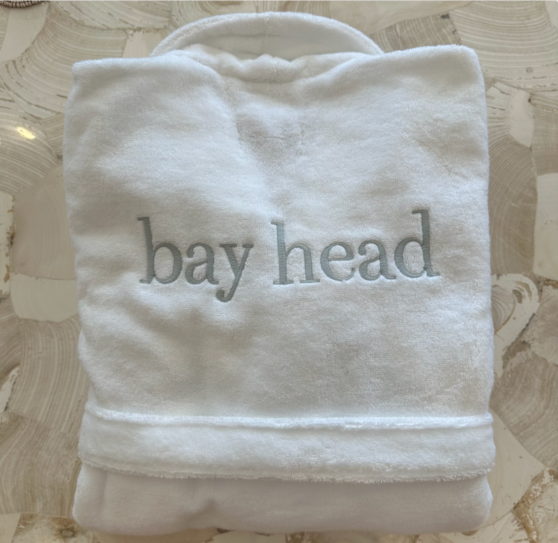Matouk Bay Head Bath Robe White