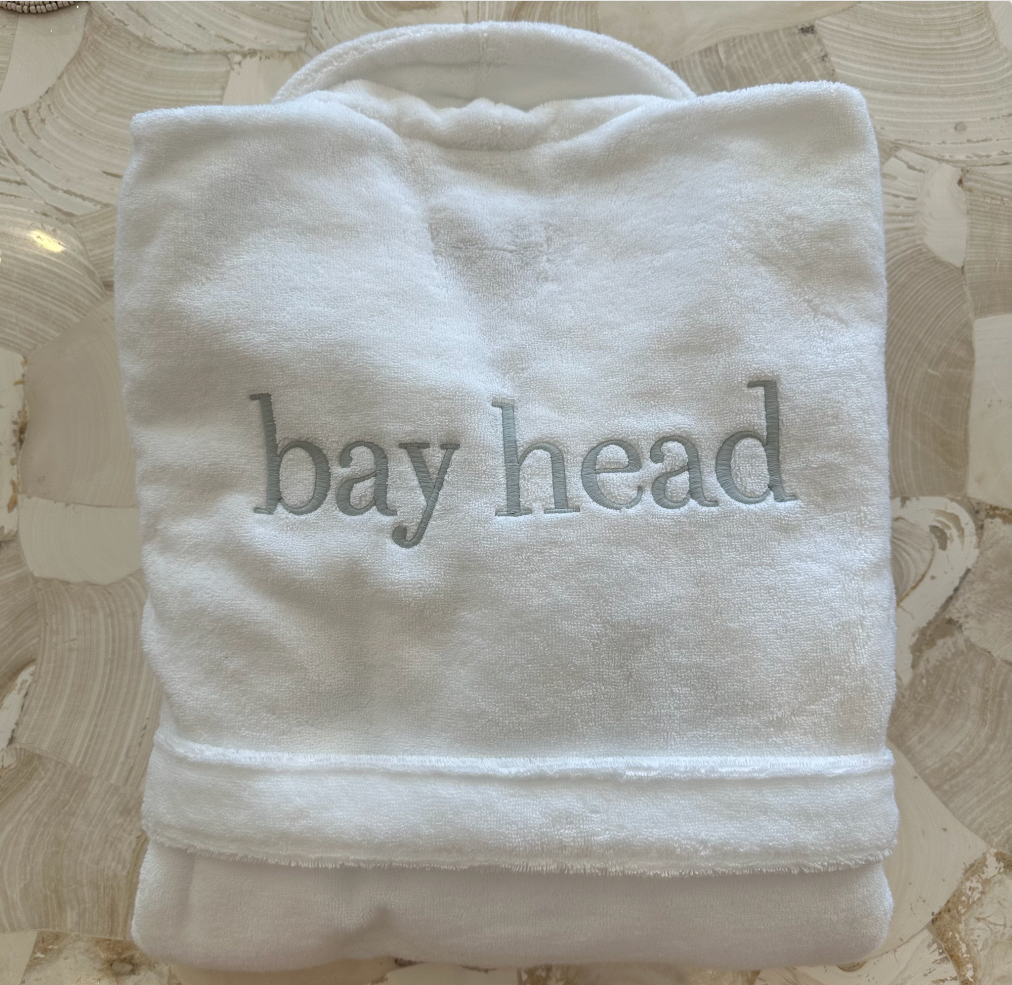 Matouk Bay Head Bath Robe White