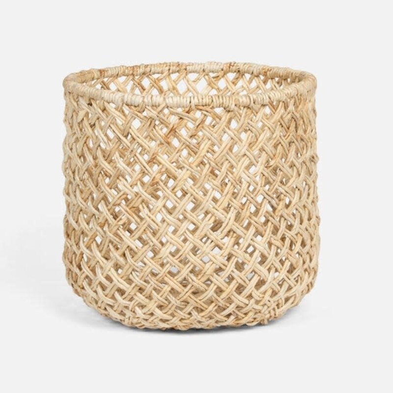 Pigeon & Poodle Kearny Bleached Banana Bark Basket