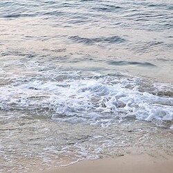 Left Bank Art Water and Sand 39.5 in x 57.75 in