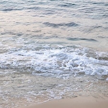 Left Bank Art Water and Sand 40 in x 60.25 in