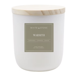 White Stone Candles White Stone Candle Warmth 1 Wick