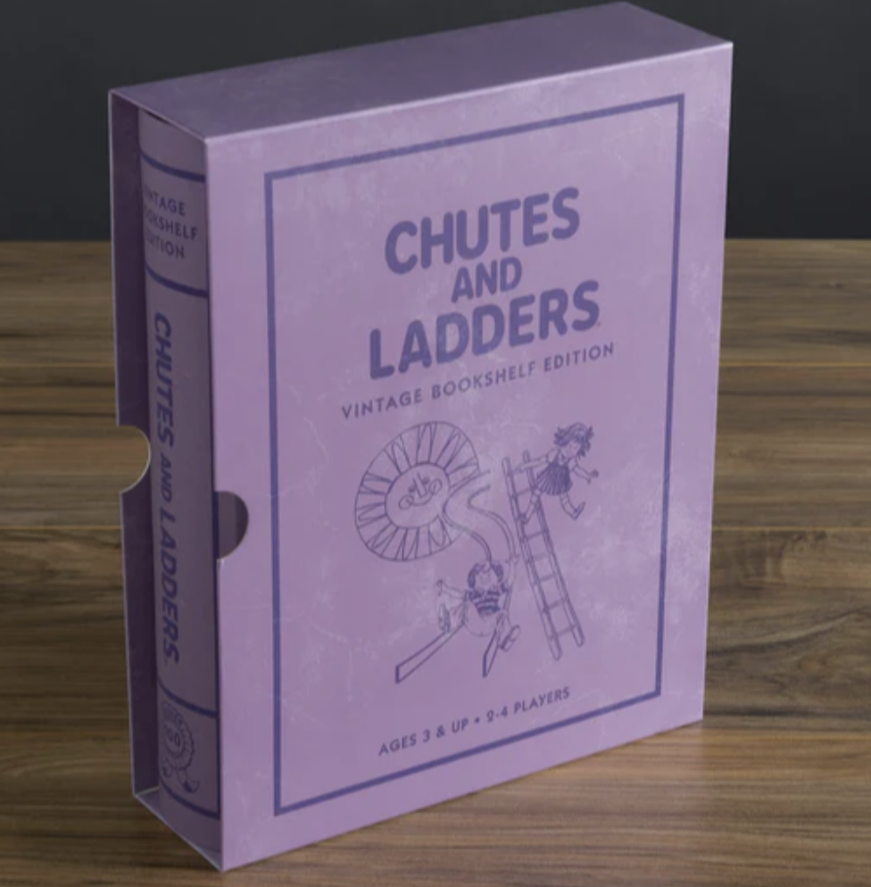 WS Game Company Chutes & Ladders Vintage Bookshelf Edition
