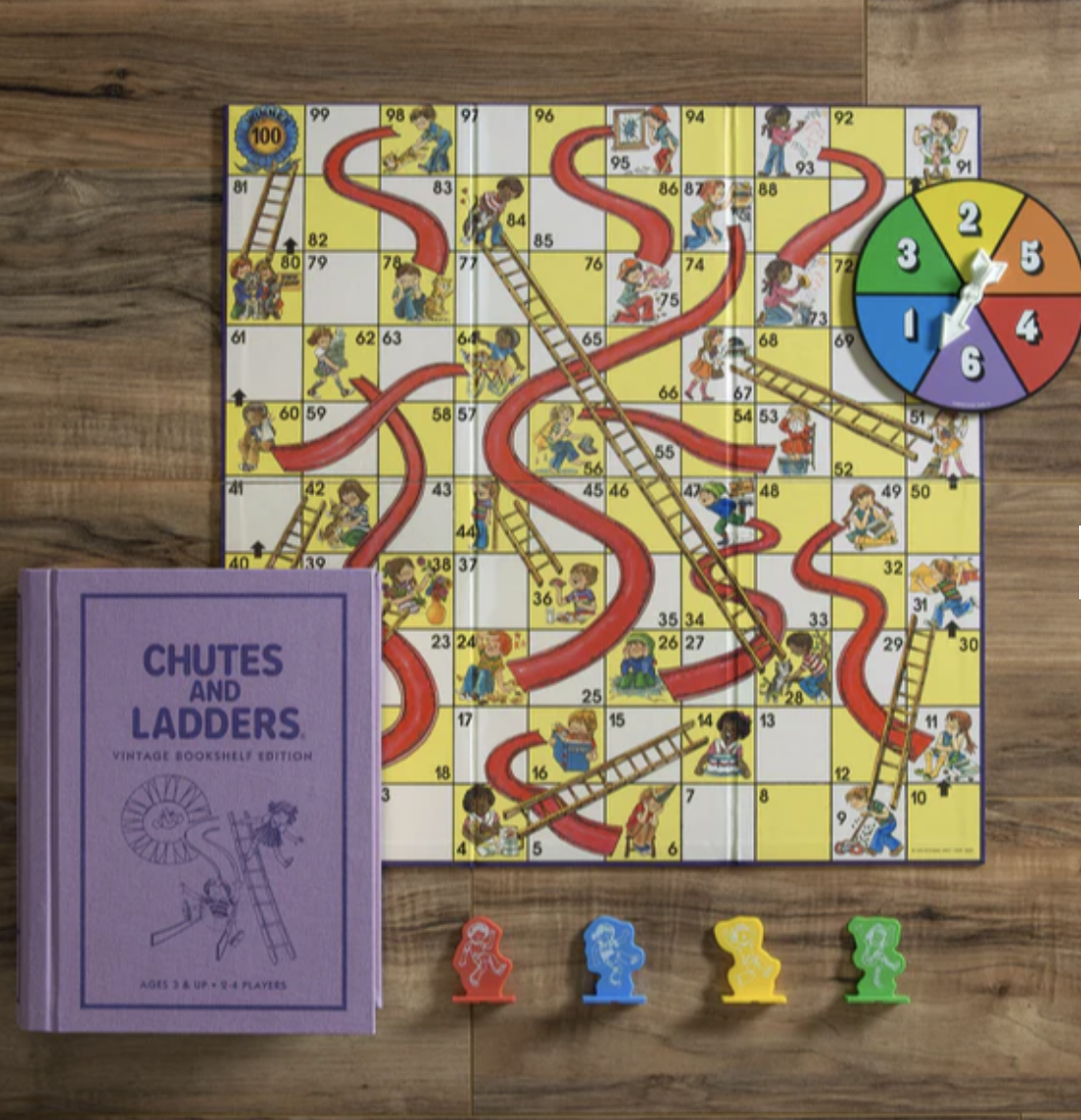 WS Game Company Chutes & Ladders Vintage Bookshelf Edition