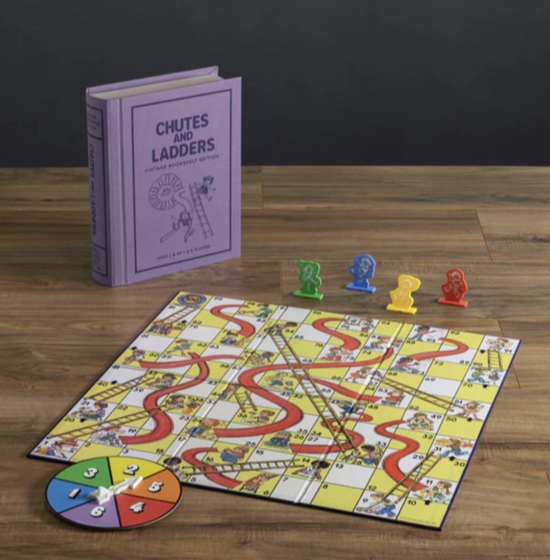 WS Game Company Chutes & Ladders Vintage Bookshelf Edition
