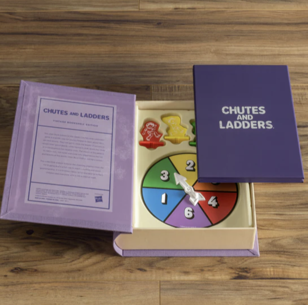 WS Game Company Chutes & Ladders Vintage Bookshelf Edition