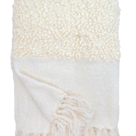 Pom Pom at Home Murphy Oversized Throw 60x90 Ivory