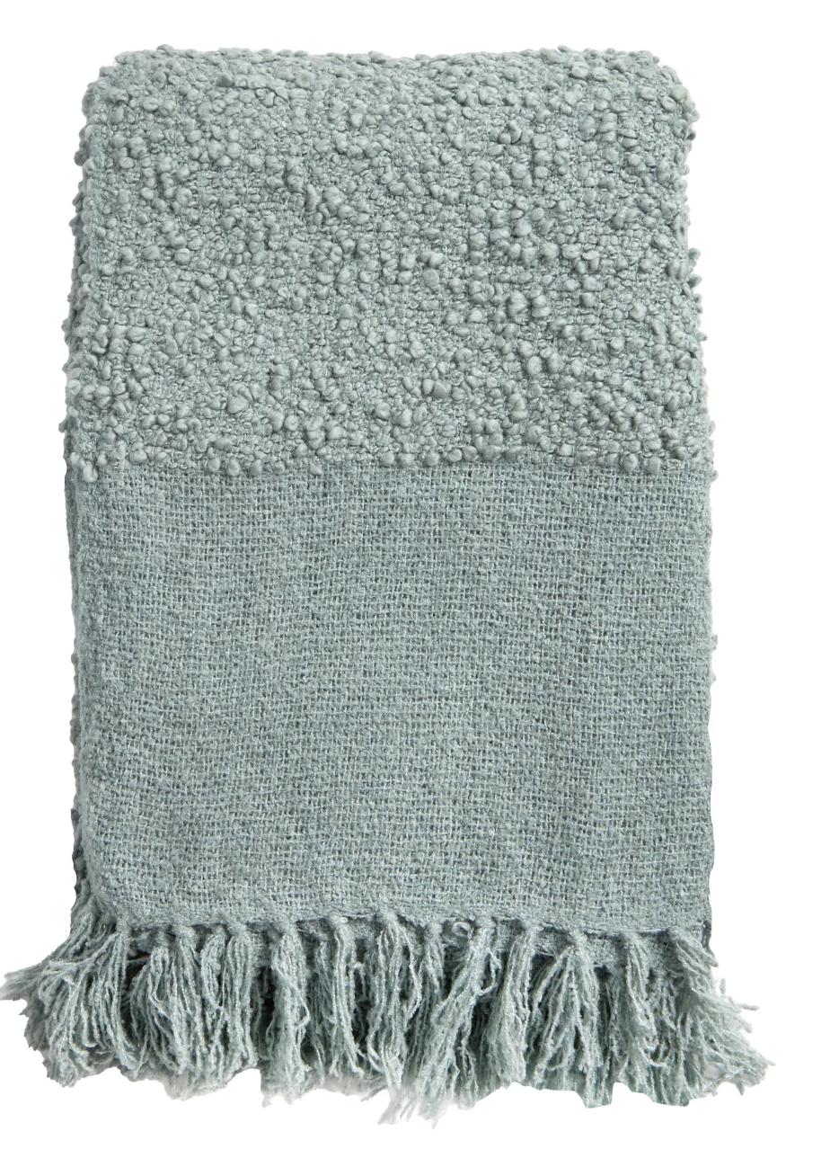Pom Pom at Home Murphy Oversized Throw 60x90 Seaglass