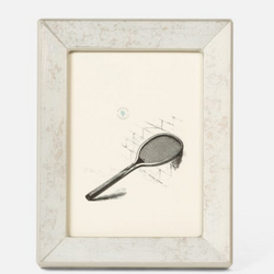 Pigeon & Poodle SEVILLE, Metallic Frost, Frame, 5"x 7", Painted Glass