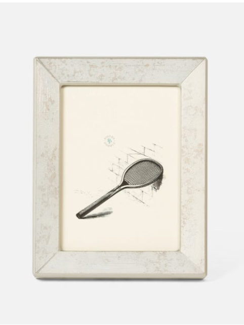 Pigeon & Poodle SEVILLE, Metallic Frost, Frame, 5"x 7", Painted Glass