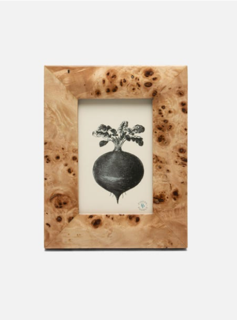 Pigeon & Poodle NARVIK, Burl, Frame, 4"x6", Maple Veneer