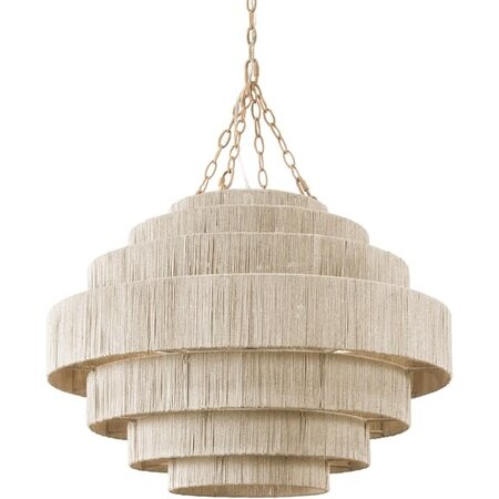 Palecek Everly Natural Pendant 30"d x 22"h