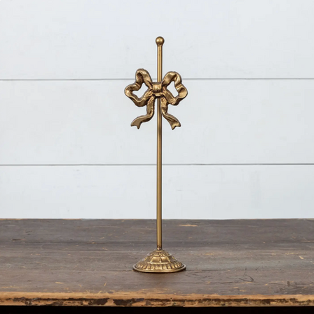 Ragon House 15" Gold Wreath Bow Stand