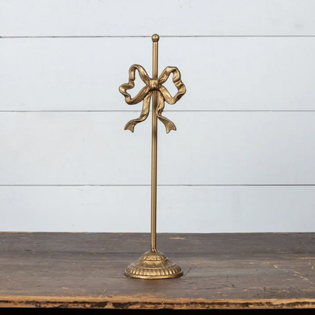 Ragon House 18" Gold Wreath Bow Stand