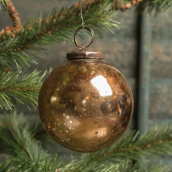 Ragon House 3" Bronze Kugel Ornament