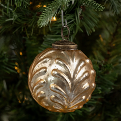 Ragon House 3" Champagne Filifree Kugel Ornament