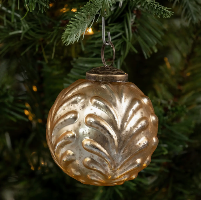 Ragon House 3" Champagne Filifree Kugel Ornament