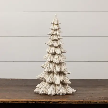 Ragon House 18" Glittered Cream Tree